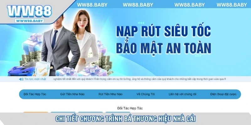 Chi tiết chương trình bá thương hiệu cho đại lý WW88